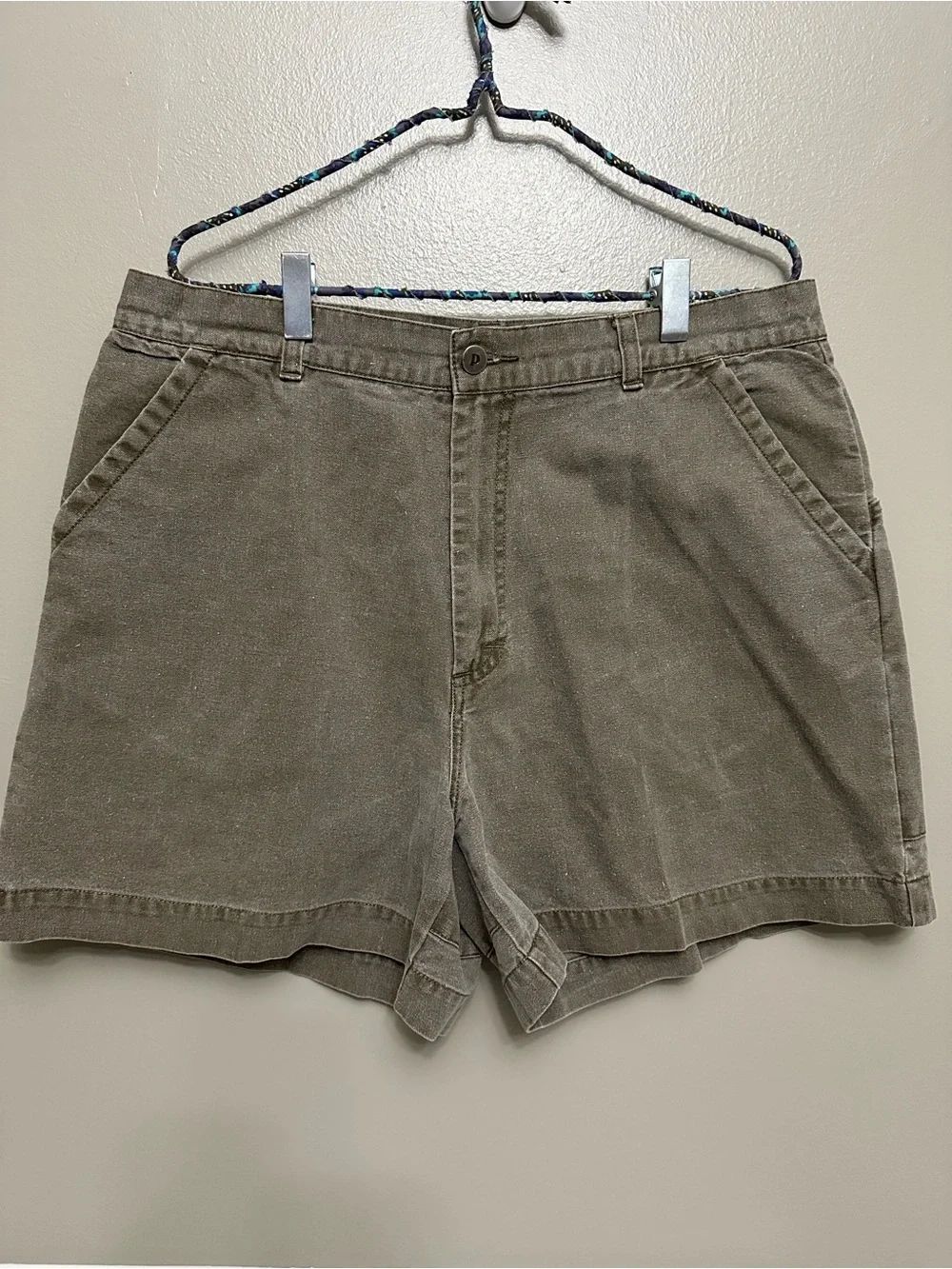 Mens vintage Patagonia Stand Up canvas shorts Sz 36